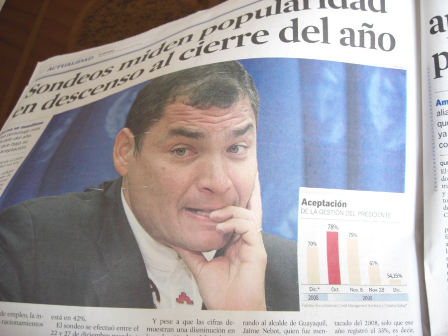 Ecuadors historie - President Rafael Correa
